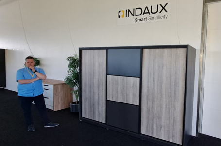 Obisk podjetja Indaux in predstavitev Junior drsnih sistemov